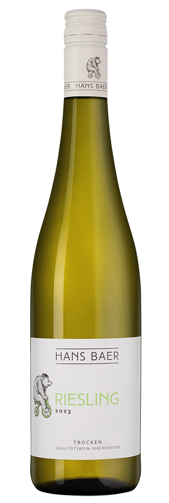 Вино Hans Baer Riesling, Weinkellerei Hechtsheim, 2023, (147380), Германия, Рейнгессен, белое, полусухое, 0.75 л, Ханс Баер Рислинг, цена 1290 рублей