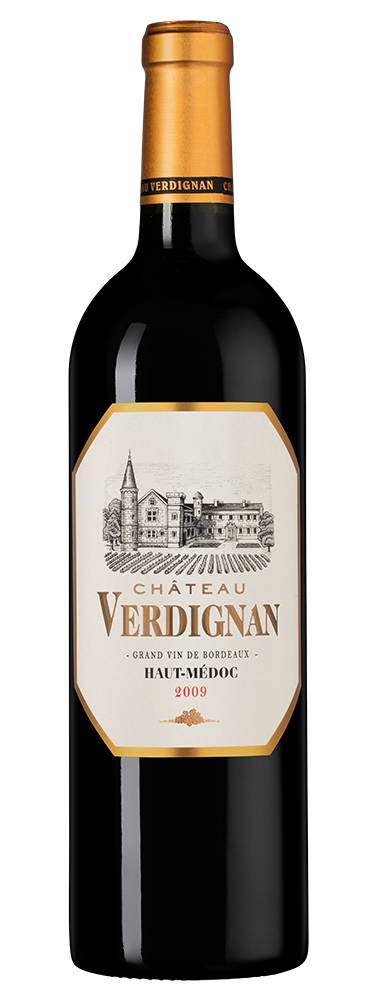 Вино Chateau Verdignan (Haut-Medoc), 2009, (142233), Франция, Бордо, красное, сухое, 0.75 л, Шато Вердиньян, цена 7190 рублей