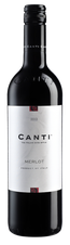 Вино Canti Merlot, (100258), красное полусухое, 2015 г., 0.75 л, Мерло цена 990 рублей