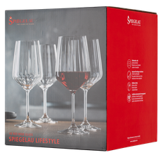 для красного вина Набор их 4-х бокалов Lifestyle для красного вина, (147970), Чешская Республика, 0.63 л, Бокалы Лайфстайл для красного вина цена 4560 рублей