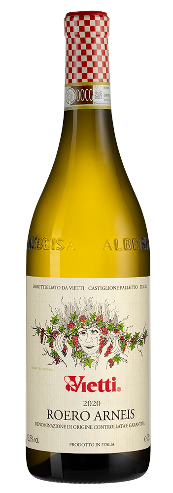 Вино Roero Arneis, Vietti, 2020, (127046), Италия, Пьемонт, белое, сухое, 0.75 л, Роэро Арнеис, цена 6490 рублей