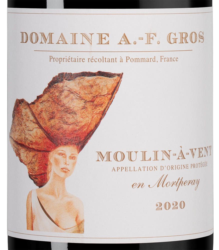 Вино Moulin-a-Vent, Domaine Anne-Francoise Gros, 2020, (141674), Франция, Бургундия, красное, сухое, 0.75 л, Мулен-а-Ван, цена 10490 рублей
