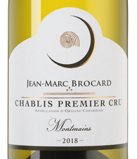 Вино Chablis Premier Cru Montmains, (135026), белое сухое, 2018 г., 0.375 л, Шабли Премье Крю Монмэн цена 3690 рублей