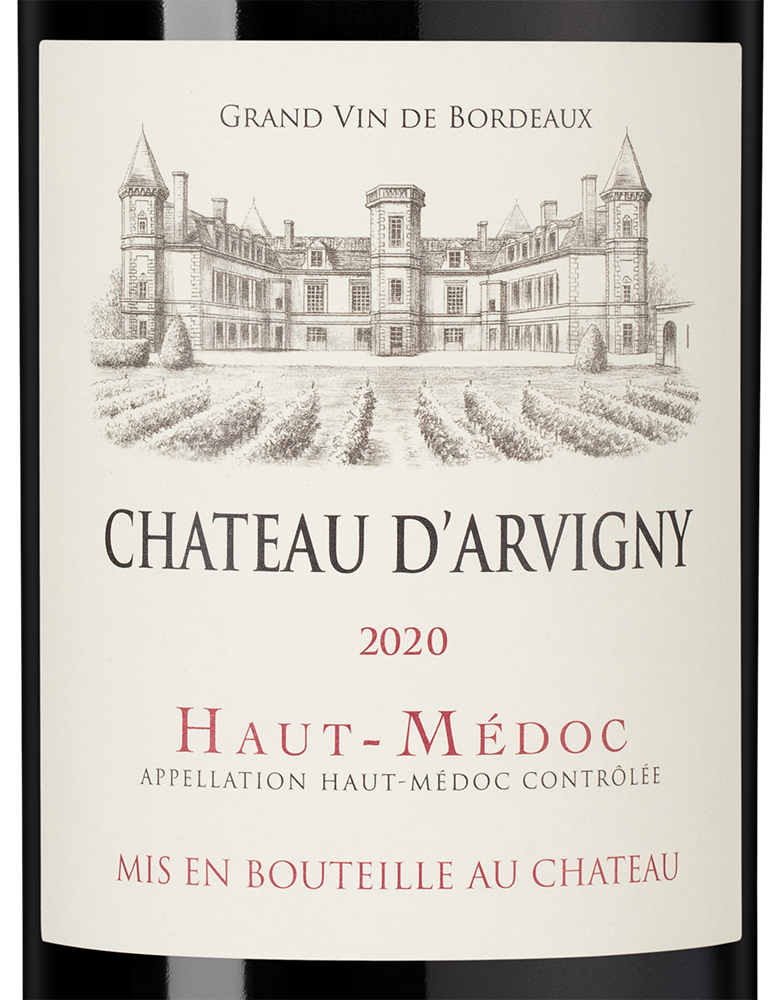 Вино Chateau d'Arvigny (Haut-Medoc), Chateau Beaumont, 2020, (147416), Франция, Бордо, красное, сухое, 0.75 л, Шато д'Арвиньи, цена 4490 рублей