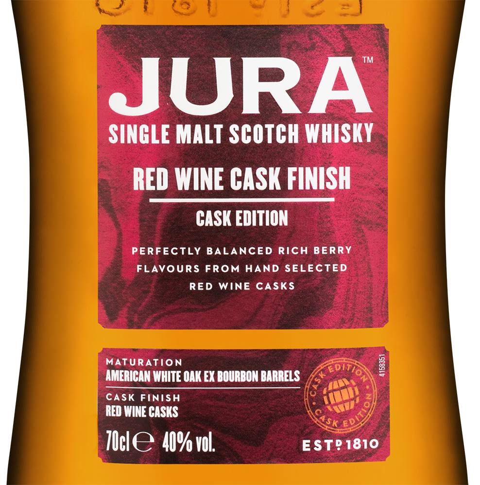 Виски Isle of Jura Red Wine в подарочной упаковке, (142907), Шотландия, Джура, 0.7 л, Айл оф Джура Ред Вайн, цена 6290 рублей