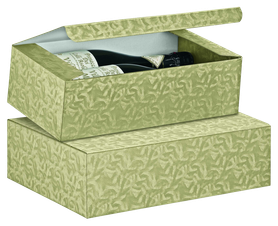 Подарочные коробки Подарочная коробка на 2 бутылки Lari Champagne, (79810),  цена 340 рублей