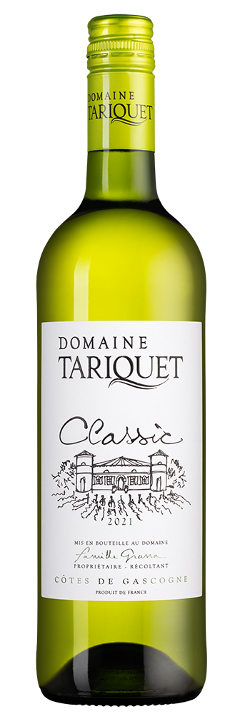 Вино Classic, Domaine Tariquet, 2021, (137145), Франция, Юго-Запад, белое, сухое, 0.75 л, Классик, цена 2243 рублей