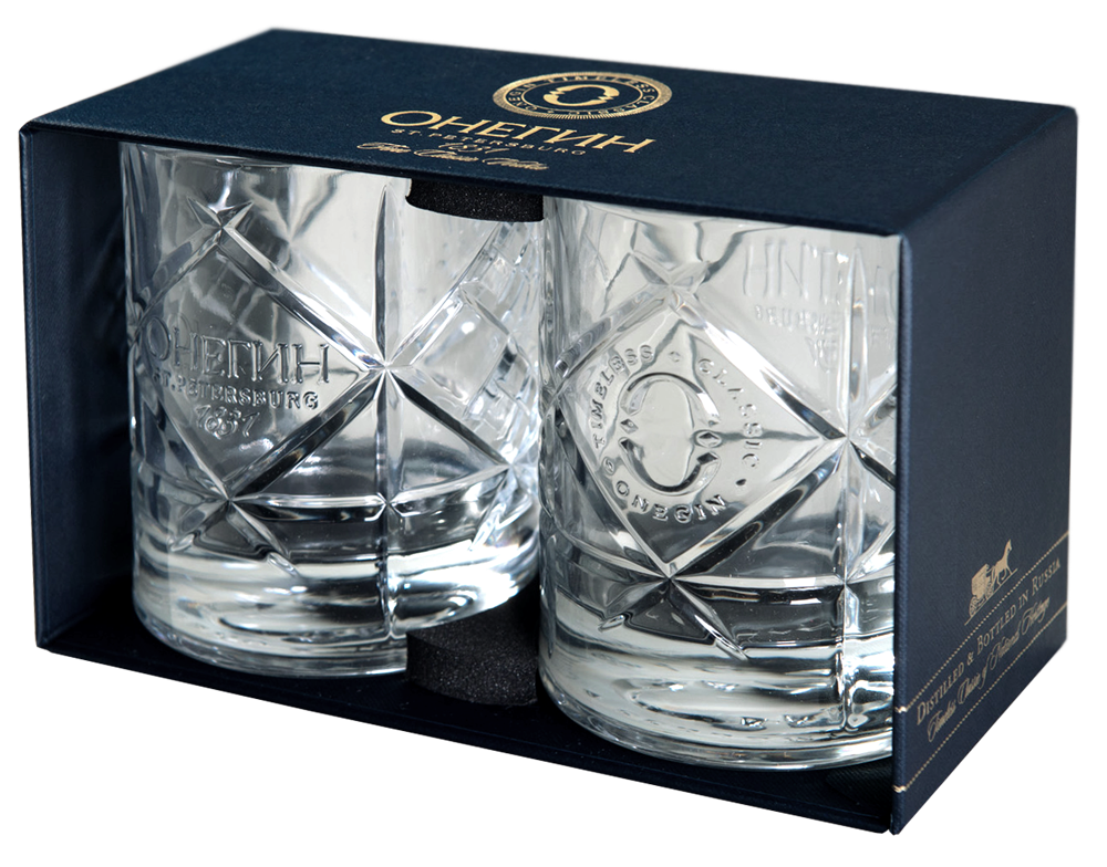 Подарочный набор Онегин из 2-х бокалов, (116265), Китай, Подарочный набор с двумя бокалами Онегин, цена 990 рублей