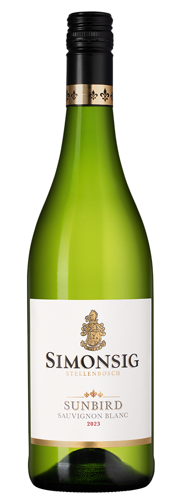 Вино Sauvignon Blanc Sunbird, Simonsig, 2023, (145315), Южная Африка, Стелленбош, белое, сухое, 0.75 л, Совиньон Блан Санберд, цена 2890 рублей
