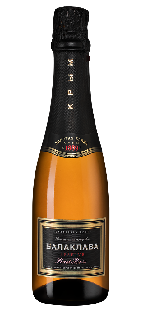 Игристое вино Балаклава Брют Розе Резерв, Золотая Балка, 2024, 0.375л, (157205), Россия, Крым, розовое, брют, 0.375 л, Балаклава Брют Розе Резерв, цена 840 рублей