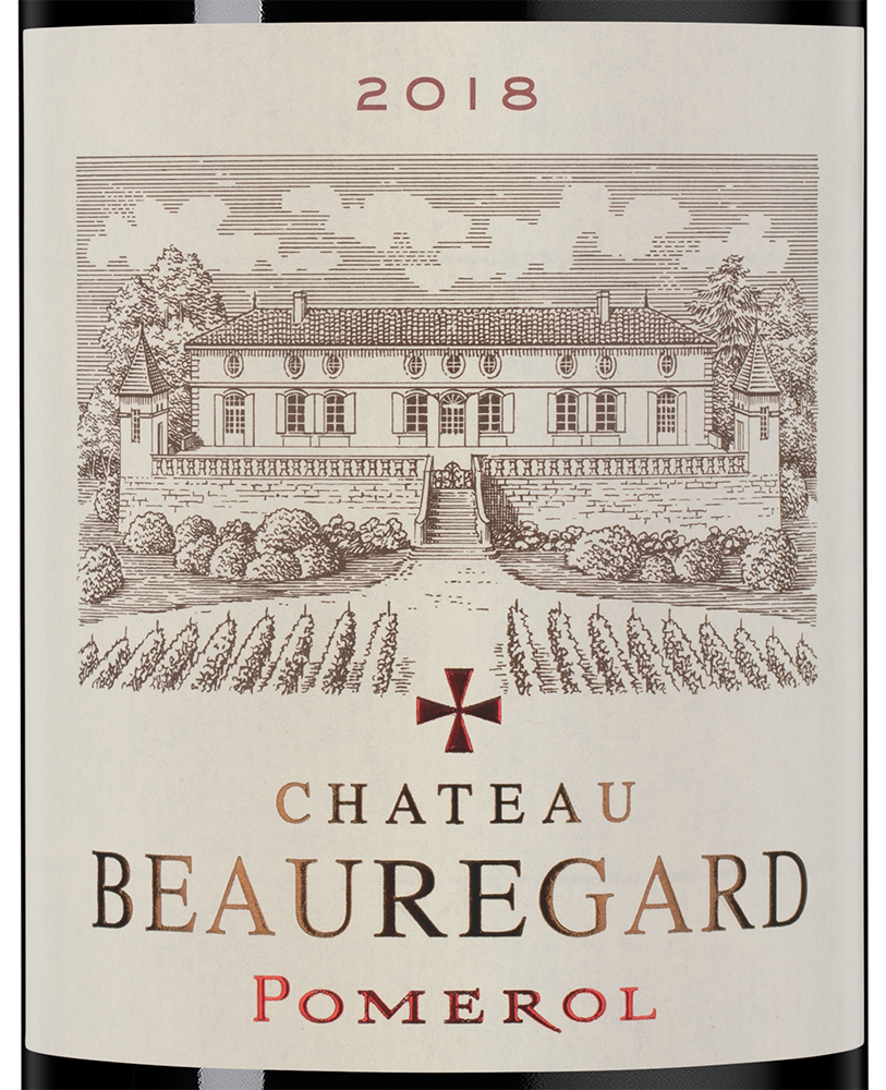 Вино Chateau Beauregard (Pomerol), 2018, (148025), Франция, Бордо, красное, сухое, 0.75 л, Шато Борегар, цена 22490 рублей
