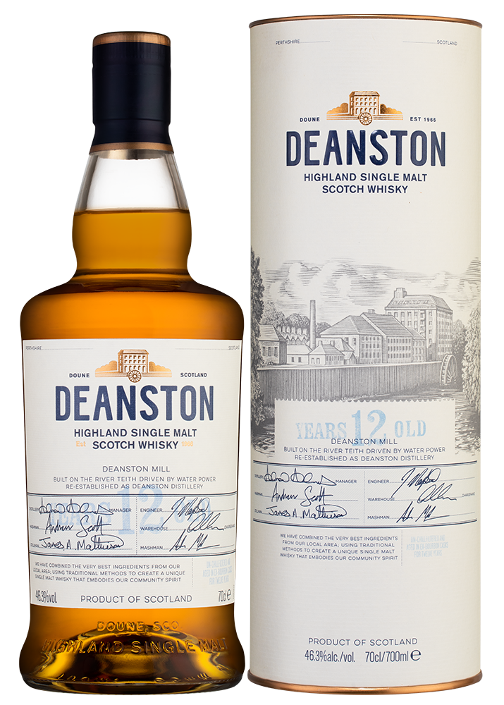 Виски Deanston Aged 12 Years в подарочной упаковке, (147012), Шотландия, Хайленд, 0.7 л, Динстон Эйджд 12 Лет, цена 14990 рублей