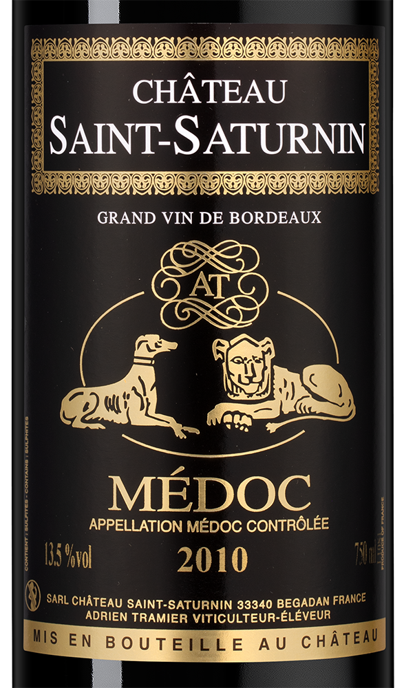 Вино Chateau Saint-Saturnin (Medoc), 2010, (138129), Франция, Бордо, красное, сухое, 0.75 л, Шато Сен-Сатюрнен, цена 6890 рублей
