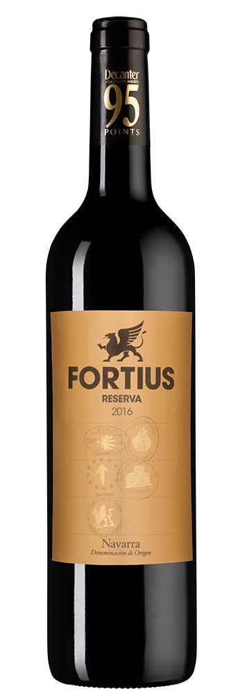 Вино Fortius Reserva, 2018, (144441), Испания, Наварра, красное, сухое, 0.75 л, Фортиус Ресерва, цена 1990 рублей