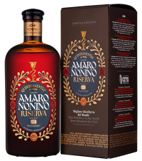 Ликер Quintessentia Amaro Nonino Riserva в подарочной упаковке, (146991), gift box в подарочной упаковке, 35%, Италия, 0.7 л, Квинтэссенция Амаро Ризерва цена 8490 рублей