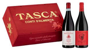 Вино Tasca d'Almerita (Таска д'Альмерита) в подарочном наборе Conte Tasca d'Almerita: Tascante Ghiaia Nera & Tenuta Regaleali Lamuri