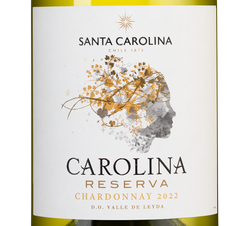 Вино Carolina Reserva Chardonnay, (140635), белое сухое, 2022 г., 0.75 л, Каролина Ресерва Шардоне цена 1290 рублей
