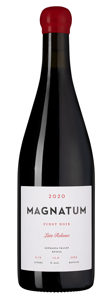 Вино Магнатум Пино Нуар, Лефкадия, 2020, (146234), Россия, Кубань, красное, сухое, 0.75 л, Магнатум Пино Нуар, цена 2490 рублей