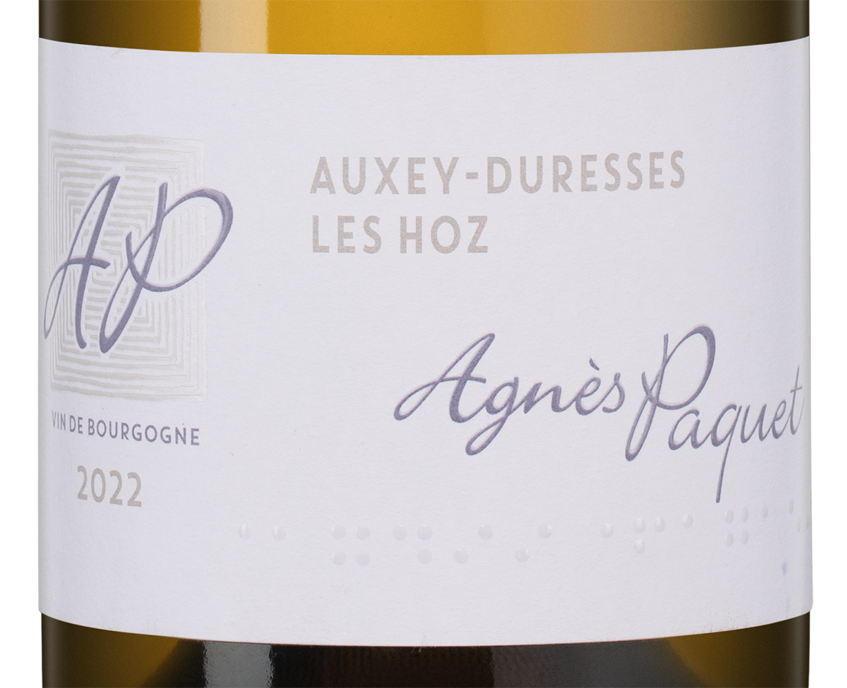 Вино Auxey-Duresses Blanc, Domaine Agnes Paquet, 2022, (149291), Франция, Бургундия, белое, сухое, 0.75 л, Оксе-Дюрес Блан, цена 12490 рублей