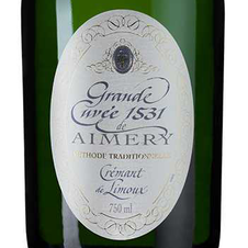 Игристое вино Grande Cuvee 1531 de Aimery Cremant de Limoux, (134204), белое брют, 0.75 л, Гранд Кюве 1531 Креман де Лиму цена 2790 рублей