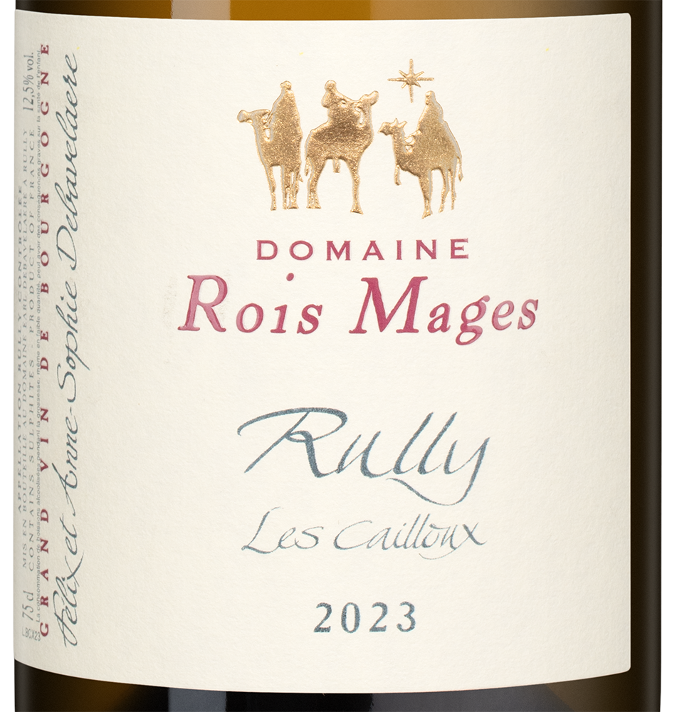 Вино Rully Les Cailloux Blanc, Domaine Rois Mages, 2023, (155981), Франция, Бургундия, белое, сухое, 0.75 л, Рюлли Ле Кайу Блан, цена 11190 рублей