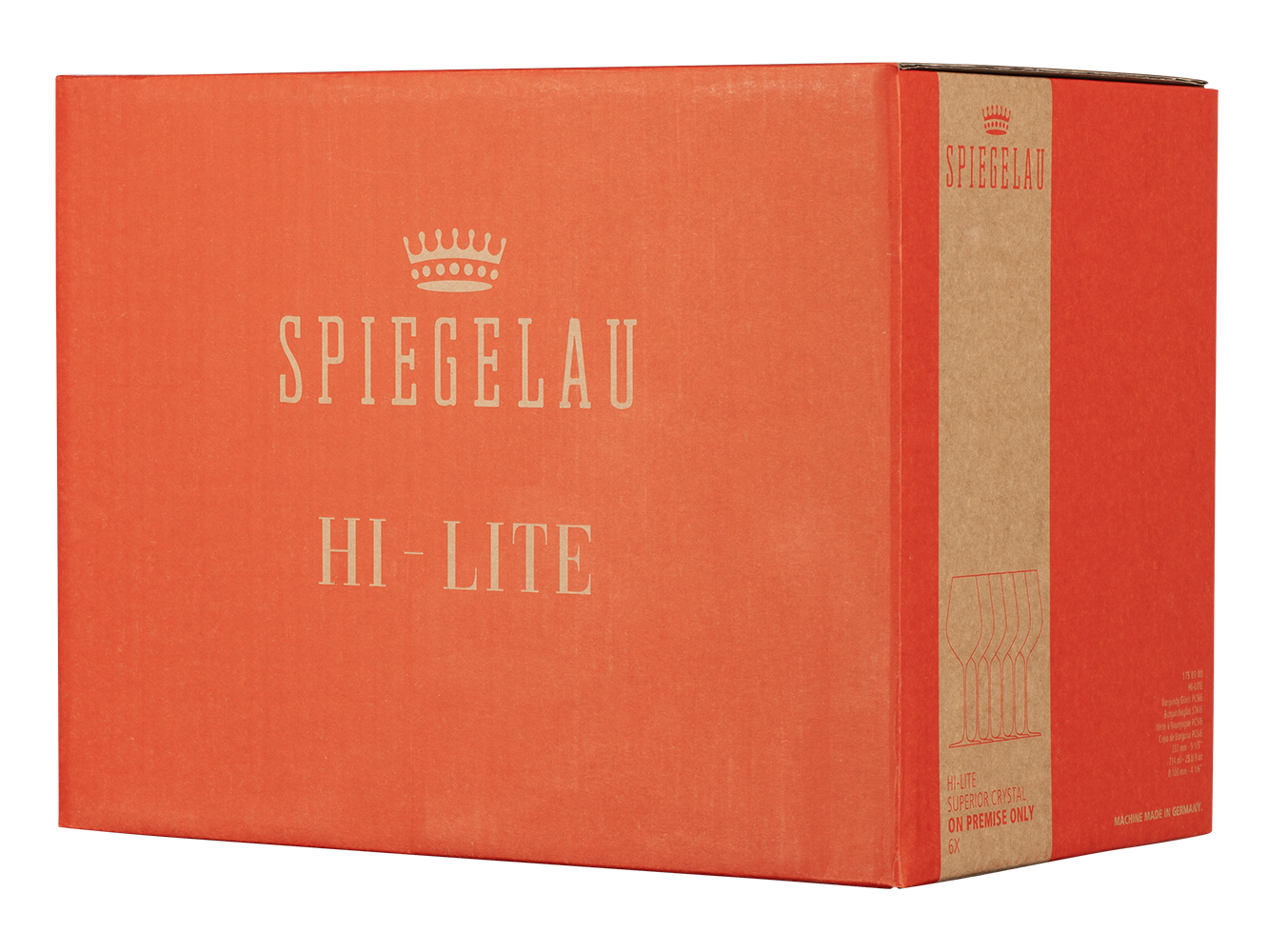 Набор из 6-ти бокалов Spiegelau Hi-Lite для вин Бургундии, 0.7л, (147952), Германия, хрустальное стекло, 0.7 л, Шпигелау Хайлайт Бургундия, цена 16740 рублей