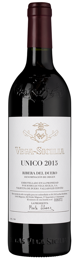 Вино Vega Sicilia Unico, Bodegas Vega Sicilia, 2015, (156099), Испания, Кастилия и Леон, красное, сухое, 0.75 л, Вега Сисилия Унико, цена 109990 рублей