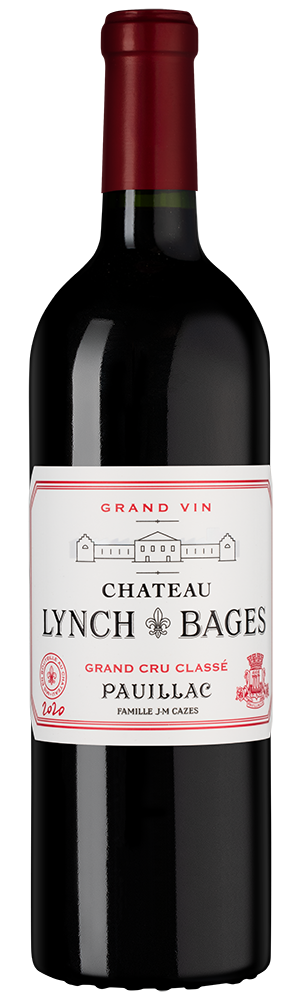 Вино Chateau Lynch-Bages (Pauillac), 2020, (133918), Франция, Бордо, красное, сухое, 0.75 л, Шато Линч-Баж, цена 42490 рублей