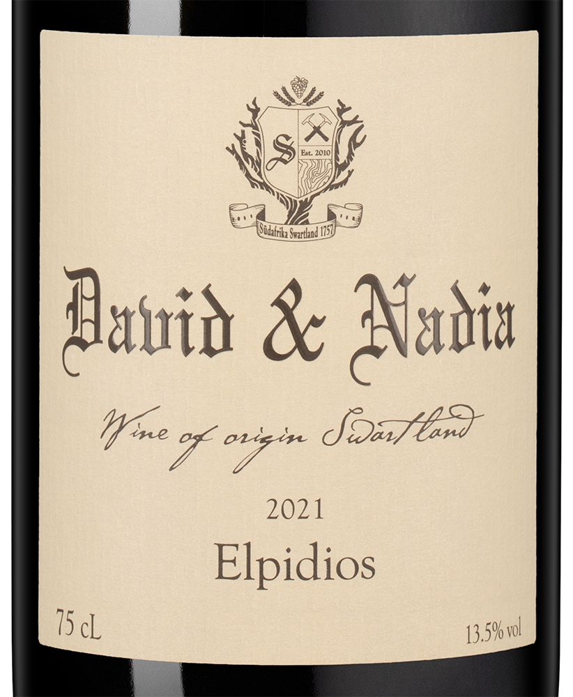 Вино Elpidios, David & Nadia, 2021, (139935), Южная Африка, Свортленд, красное, сухое, 0.75 л, Эльпидиос, цена 7990 рублей