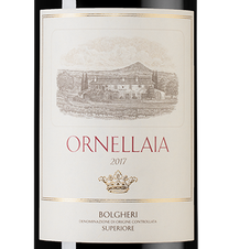 Вино Ornellaia, (139829), красное сухое, 2017 г., 0.75 л, Орнеллайя цена 99990 рублей