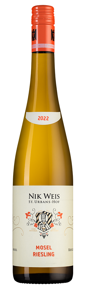 Вино Riesling, Nik Weis St. Urbans-Hof, 2022, (143934), Германия, Мозель, белое, полусухое, 0.75 л, Рислинг, цена 2993 рублей