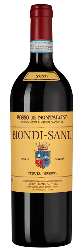 Вино Rosso di Montalcino, Biondi Santi, 2020, (149224), Италия, Тоскана, красное, сухое, 0.75 л, Россо ди Монтальчино, цена 24990 рублей