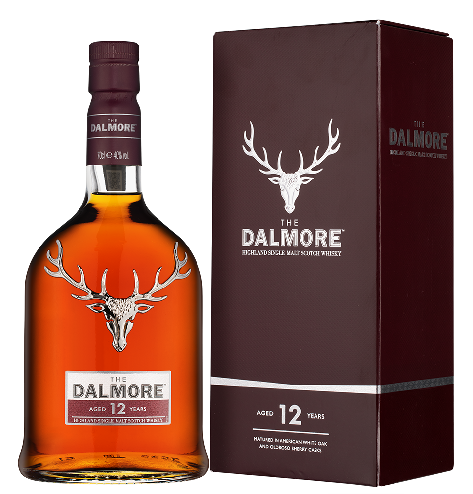Виски Dalmore 12 years в подарочной упаковке, (142836), Шотландия, Хайленд, 0.7 л, Далмор 12 лет, цена 9990 рублей