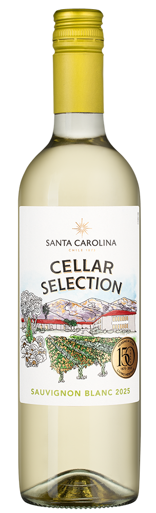 Вино Cellar Selection Sauvignon Blanc, Santa Carolina, 2025, (157463), Чили, Центральная Долина, белое, сухое, 0.75 л, Селлар Селекшн Совиньон Блан, цена 990 рублей