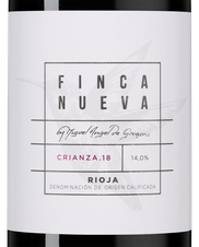 Вино Finca Nueva Crianza, (139411), красное сухое, 2018, 0.75 л, Финка Нуэва Крианса цена 3690 рублей