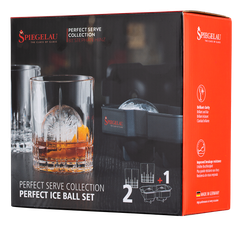 для виски Набор из 2-х бокалов и формы для льда Spiegelau Perfect Serve Whisky для виски, (122191), Германия, 0.368 л, Шпигелау Идеальный бар цена 3290 рублей