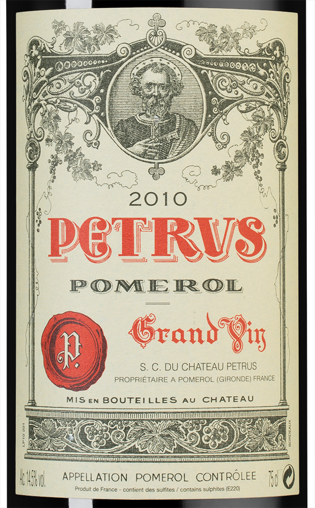Вино Petrus, 2010, (154428), Франция, Бордо, красное, сухое, 0.75 л, Петрюс, цена 1749990 рублей