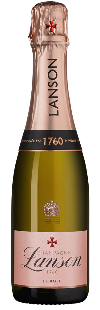 Шампанское Le Rose Brut, Lanson, 0.375л, (147334), Франция, Шампань, розовое, брют, 0.375 л, Ле Розе Брют, цена 9990 рублей