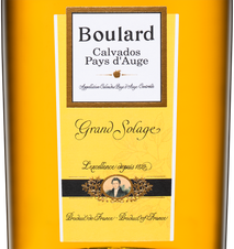 Кальвадос Boulard Grand Solage в подарочной упаковке, (114878), gift box в подарочной упаковке, 40%, Франция, 0.5 л, Булар Гран Солаж цена 4990 рублей