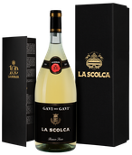 Вино с персиковым вкусом Gavi dei Gavi (Etichetta Nera) в подарочной упаковке