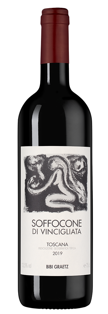 Вино Soffocone di Vincigliata, Bibi Graetz, 2019, (139641), Италия, Тоскана, красное, сухое, 0.75 л, Соффоконе ди Винчильята, цена 12490 рублей