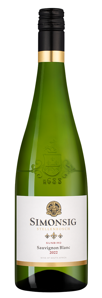 Вино Sauvignon Blanc Sunbird, Simonsig, 2022, (141066), Южная Африка, Стелленбош, белое, сухое, 0.75 л, Совиньон Блан Санберд, цена 2890 рублей