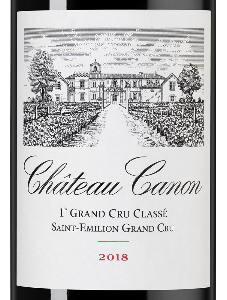 Вино Chateau Canon (Saint-Emilion Grand Cru), 2018, (150929), Франция, Бордо, красное, сухое, 0.75 л, Шато Канон, цена 41490 рублей