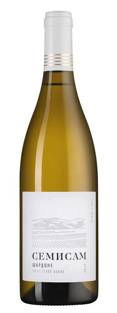 Вино Семисам Шардоне, Шумринка, 2019, (137552), Россия, Кубань, белое, сухое, 0.75 л, Семисам Шардоне, цена 990 рублей