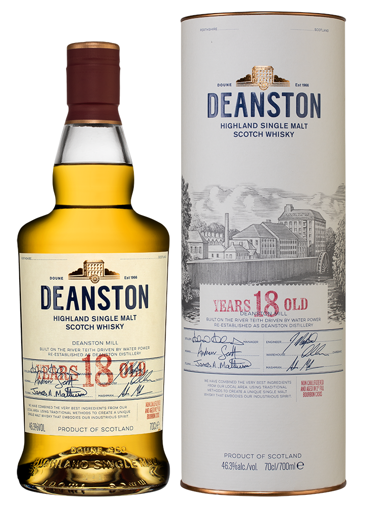 Виски Deanston Aged 18 Years в подарочной упаковке, (122728), Шотландия, Хайленд, 0.7 л, Динстон Эйджд 18 Лет, цена 34990 рублей