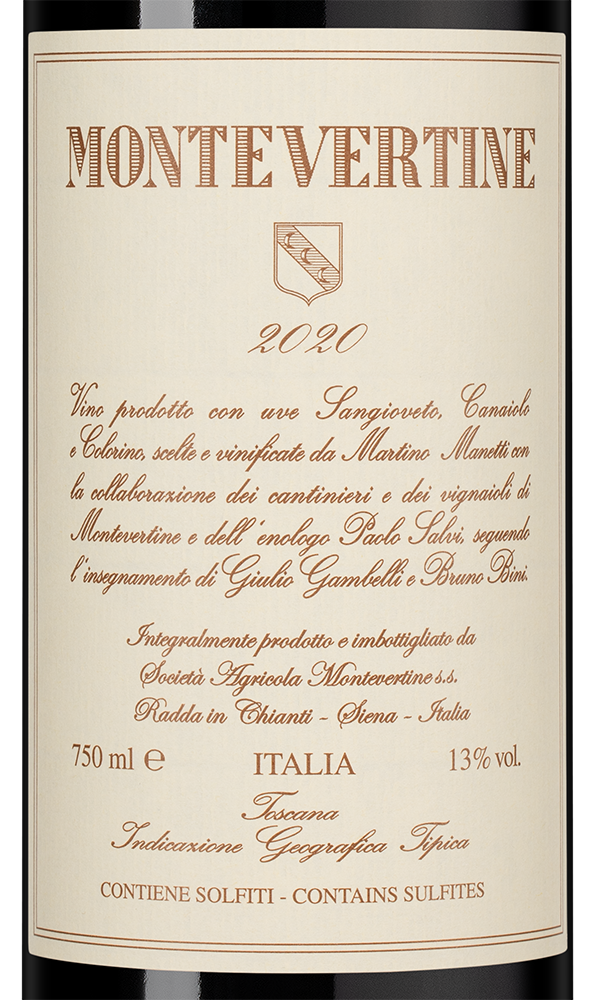 Вино Montevertine, 2020, (147577), Италия, Тоскана, красное, сухое, 0.75 л, Монтевертине, цена 19990 рублей