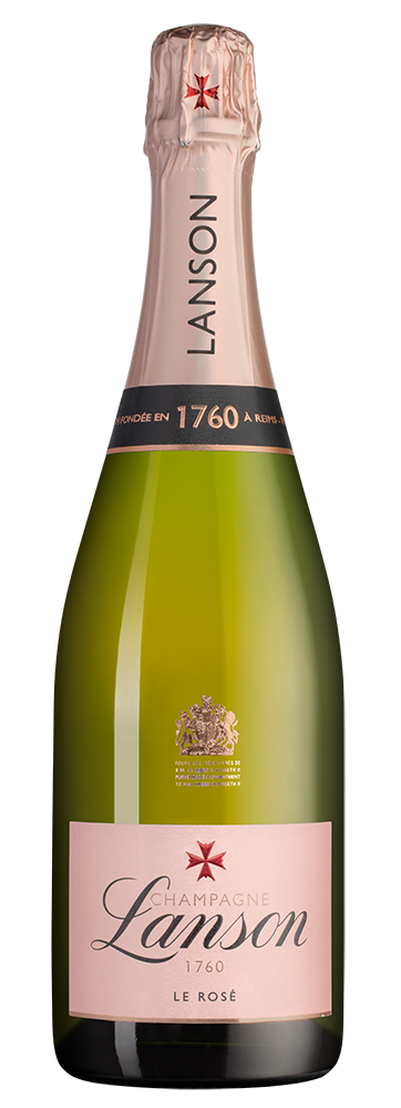 Шампанское Le Rose Brut, Lanson, (146374), Франция, Шампань, розовое, брют, 0.75 л, Ле Розе Брют, цена 11193 рублей