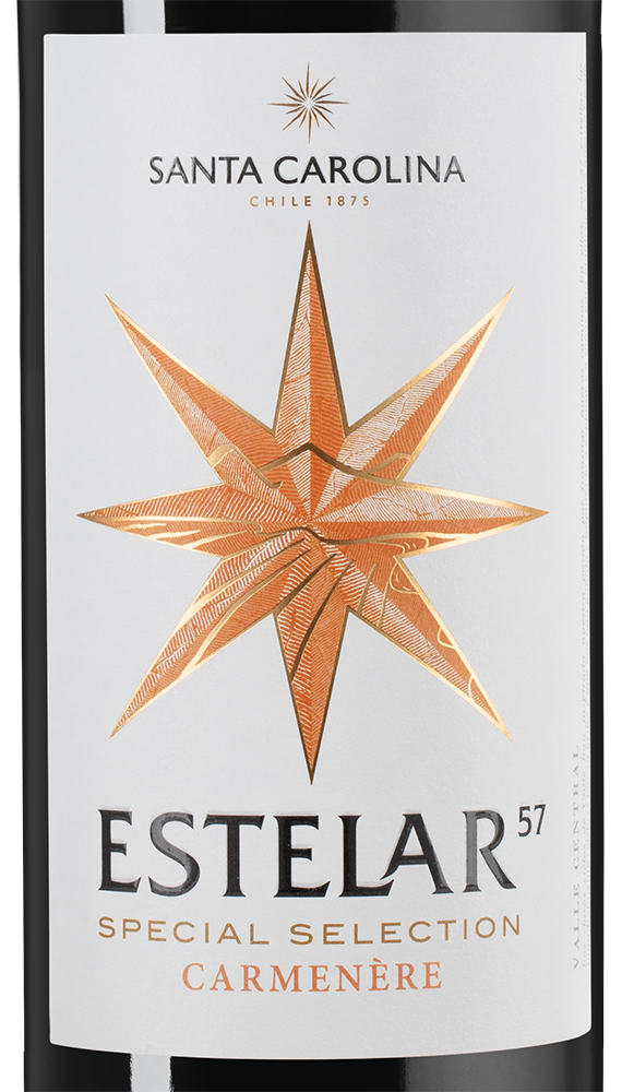 Вино Estelar Carmenere, Santa Carolina, 2023, (153276), Чили, Центральная Долина, красное, сухое, 0.75 л, Эстелар Карменер, цена 1390 рублей