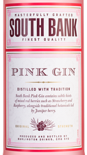 Джин South Bank Pink Gin, (122661), 37.5%, Соединенное Королевство, 0.7 л, Саут Бэнк Пинк Джин цена 1740 рублей