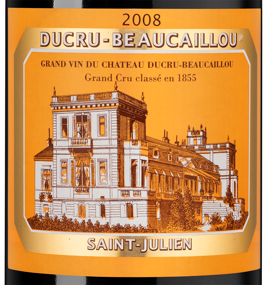 Вино Chateau Ducru-Beaucaillou, 2008, 1.5л, (152507), Франция, Бордо, красное, сухое, 1.5 л, Шато Дюкрю-Бокайю, цена 219990 рублей